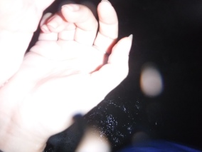 hands at night